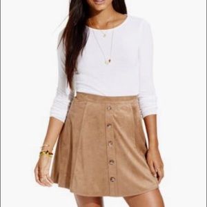 Stoosh suede miniskirt
